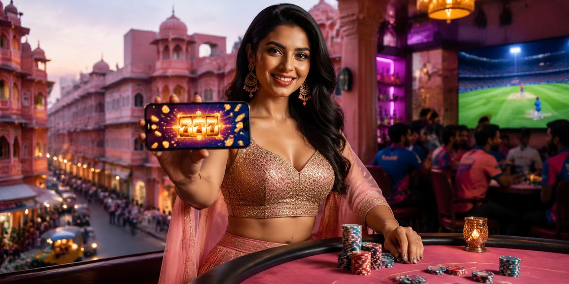 Rummy cards and chips lined up for online Indian card game